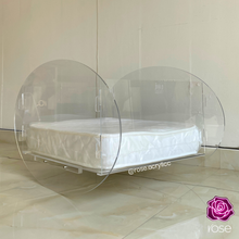 Load image into Gallery viewer, Folding Acrylic Baby Bed