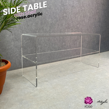 Load image into Gallery viewer, Side Table With Shelf