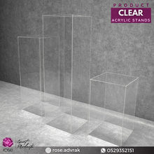 Load image into Gallery viewer, Clear Pedestal Cake Stand