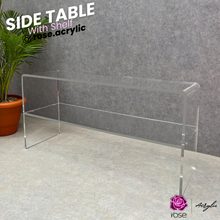 Load image into Gallery viewer, Side Table With Shelf