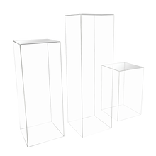 Load image into Gallery viewer, Clear Pedestal Cake Stand