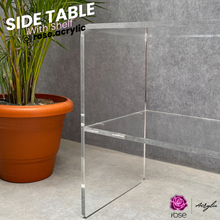 Load image into Gallery viewer, Side Table With Shelf