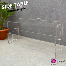 Load image into Gallery viewer, Side Table With Shelf