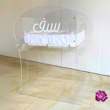 Load image into Gallery viewer, Acrylic Baby Bed Stand