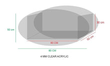 Load image into Gallery viewer, Custom Acrylic Rocking Bed for Newborns – Personalized Name