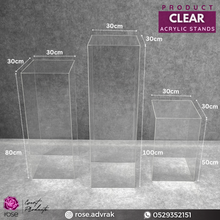 Load image into Gallery viewer, Clear Pedestal Cake Stand