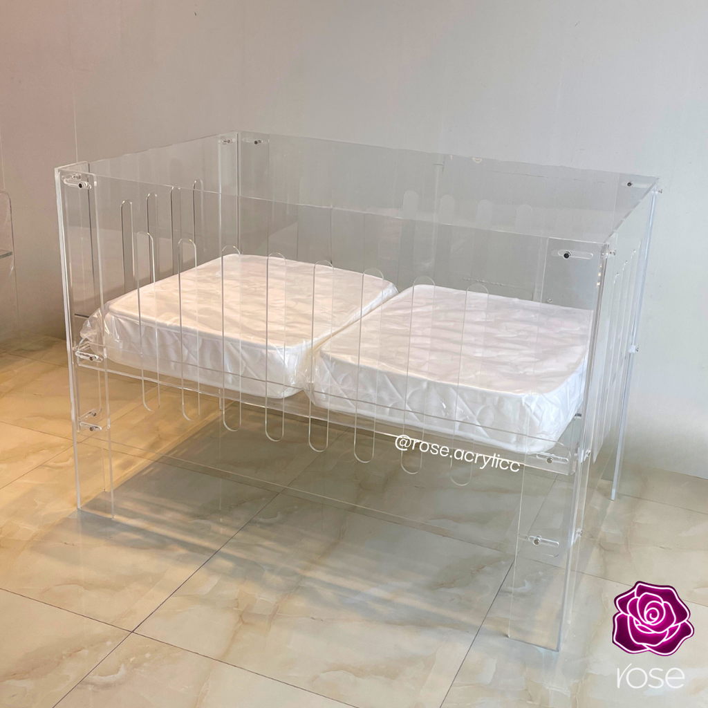 Acrylic Baby Crib