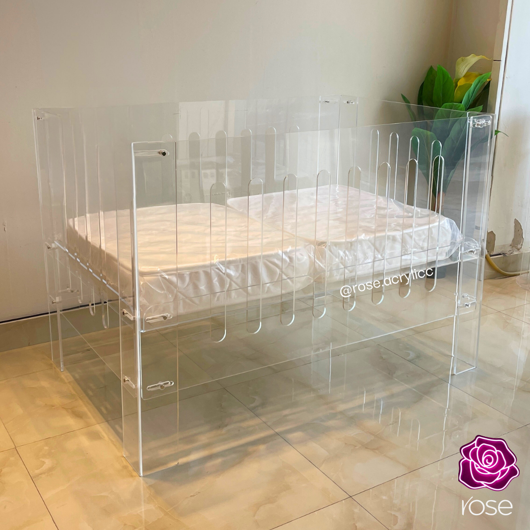 Acrylic Baby Crib