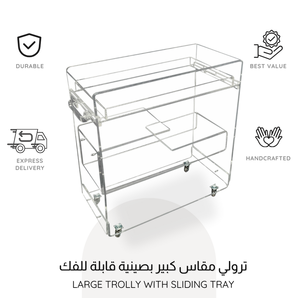 Large Trolly With Tray