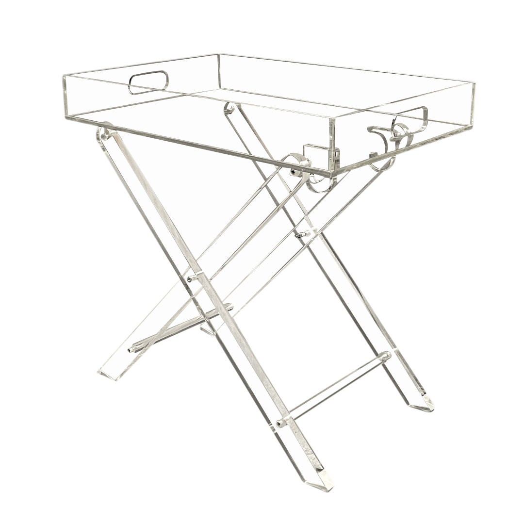 Folding Table – Rose Acrylic