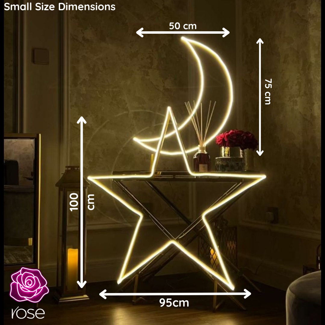 Ramadan Star and Moon (Small Size)