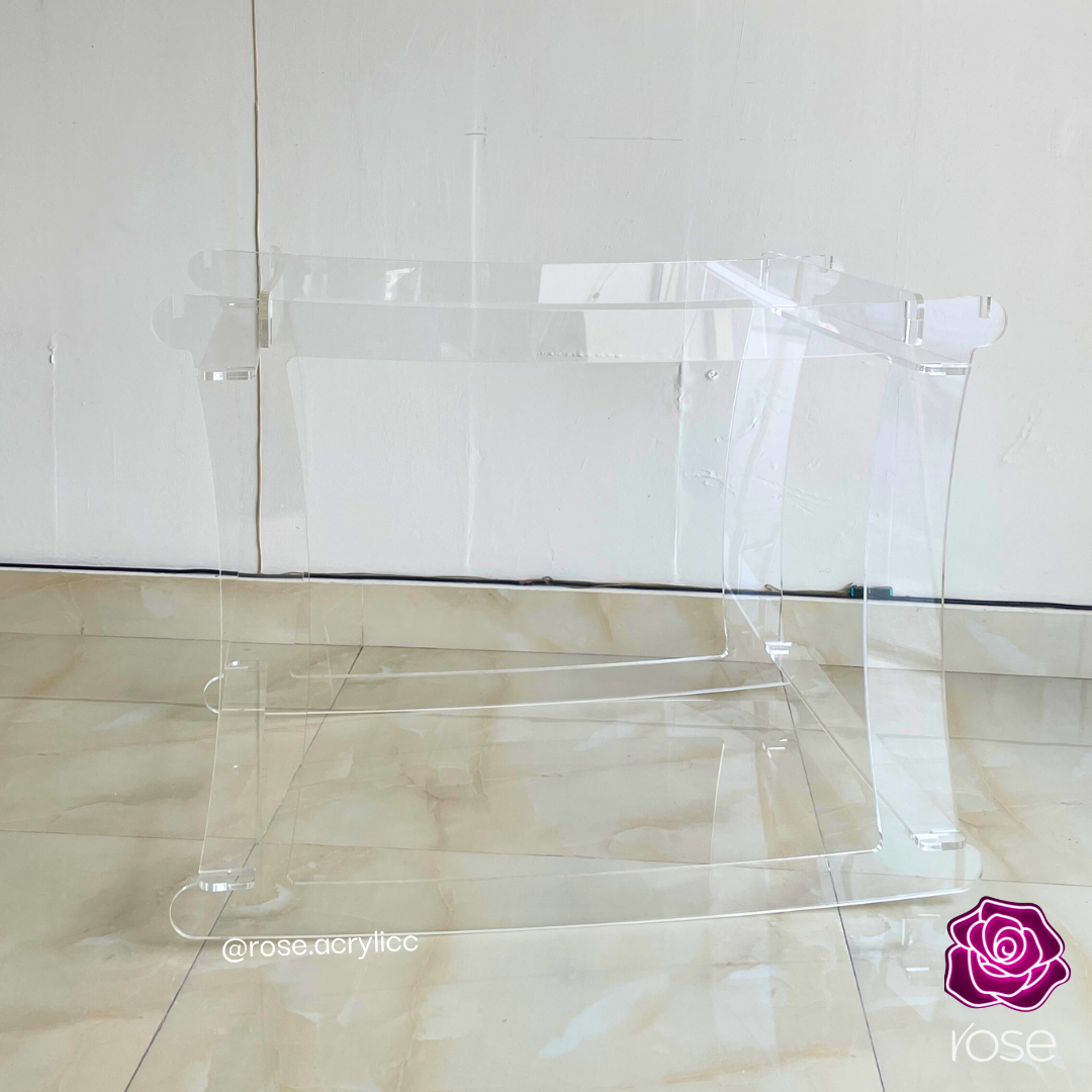 Acrylic Baby Bed Stand