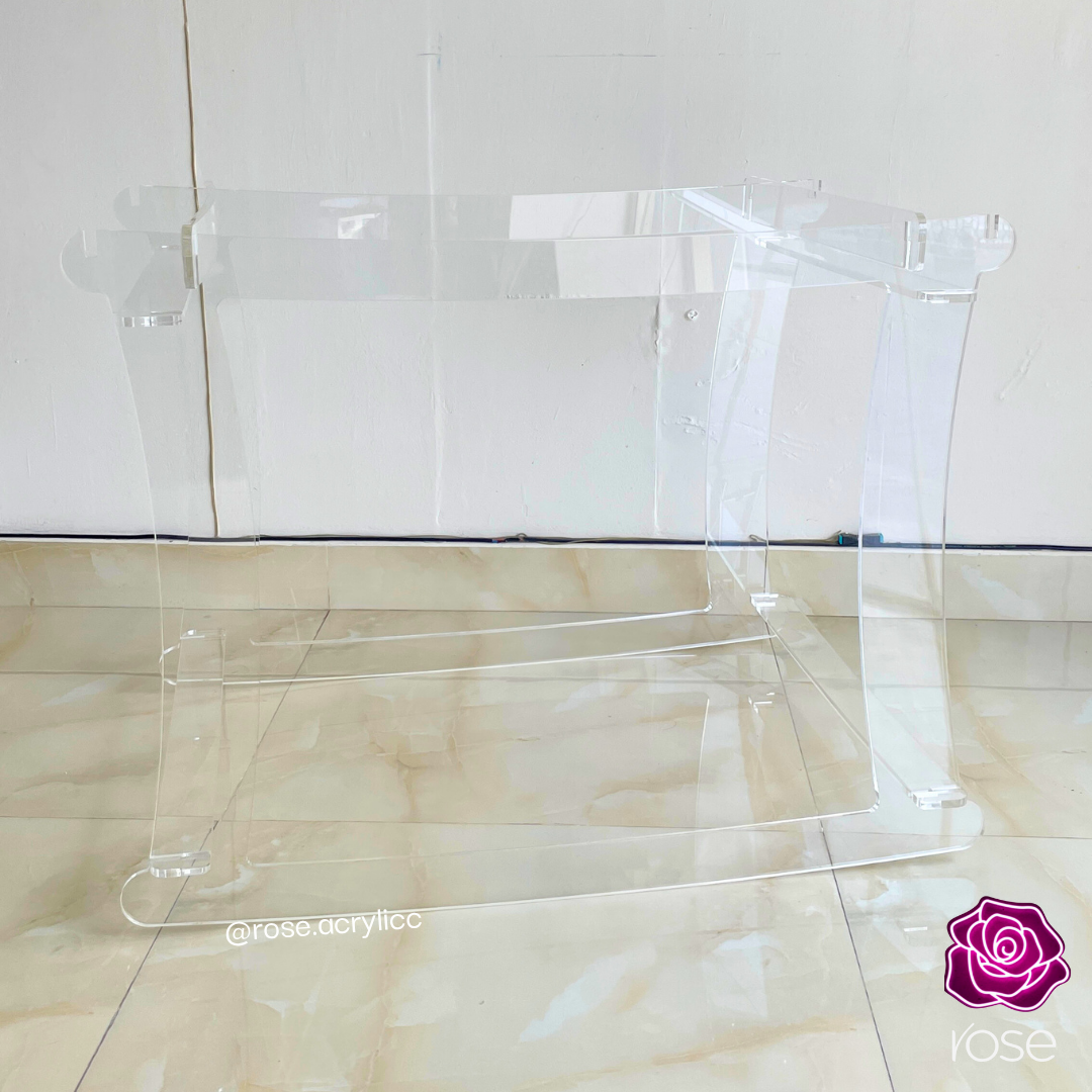 Acrylic Baby Bed Stand