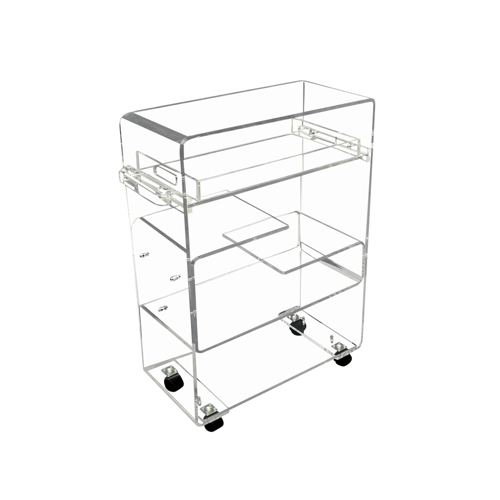 عربة متوسطة الحجم مع صينية
