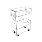 عربة متوسطة الحجم مع صينية
