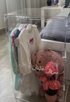 Acrylic Baby Closet with Hangers