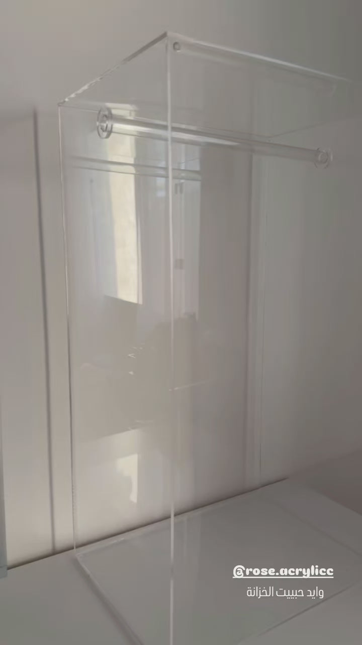 Acrylic Baby Closet with Hangers