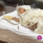 Custom Acrylic Rocking Bed for Newborns – Personalized Name