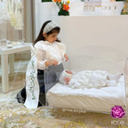 Custom Acrylic Rocking Bed for Newborns – Personalized Name